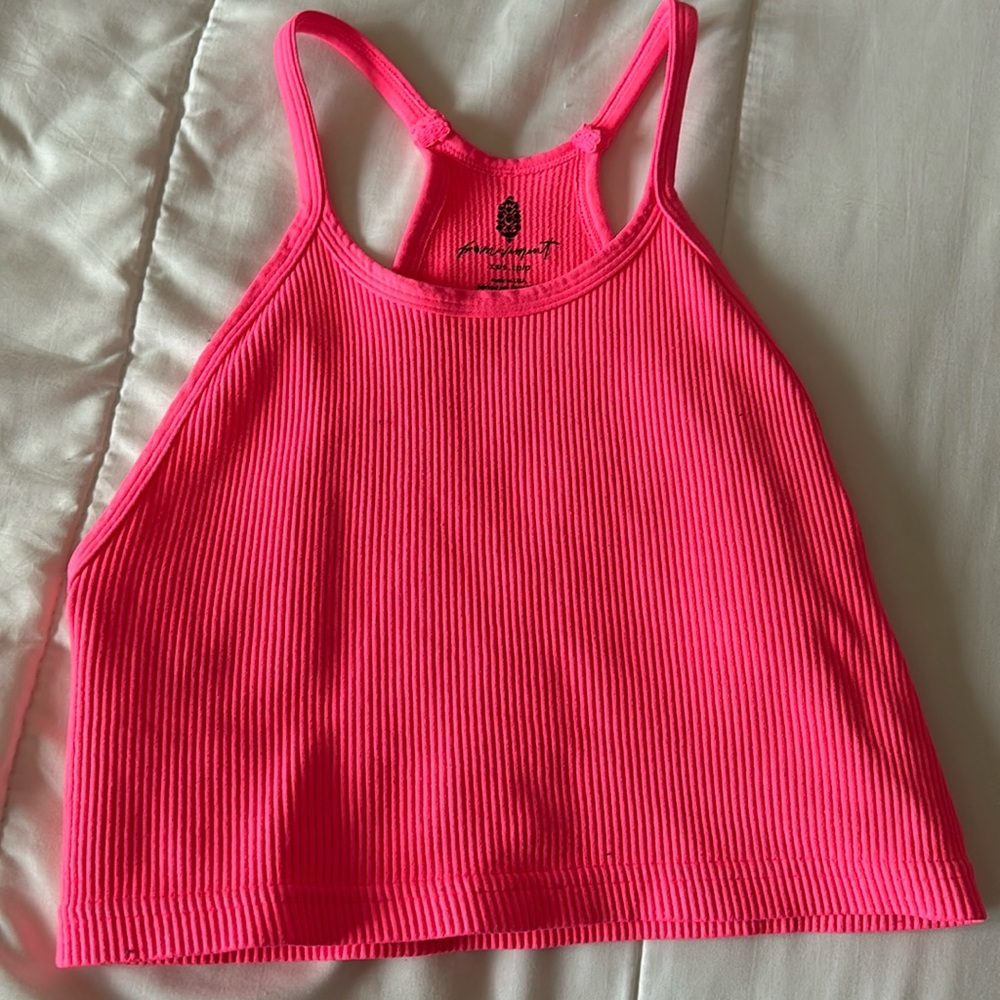 Pink free people tank top size Xs/s